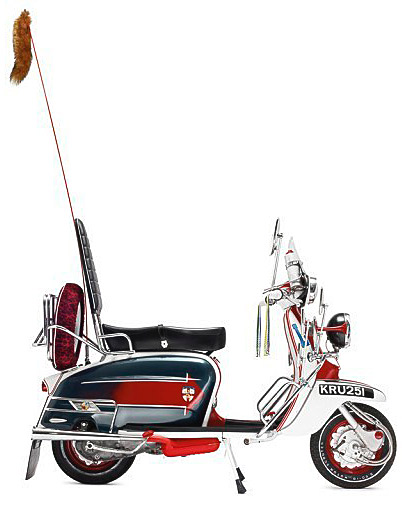 No le falta ninguno de los detalles que hacen las delicias de los seguidores de la corriente mod lambretta-quadrophenia-p1
