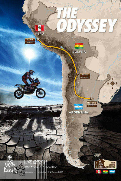 dakar-2016 nuevo recorrido
